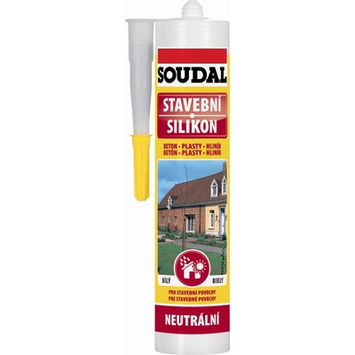 Soudal stavební silikon 300 g transparentní
