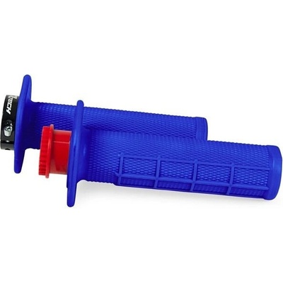 Gripy lock-on R20 Half Waffle, RTECH (modré, 1 pár)