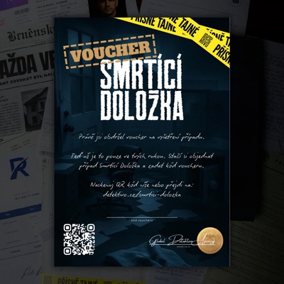 Voucher na případ SMRTÍCÍ DOLOŽKA – Zbozi.Blesk.cz