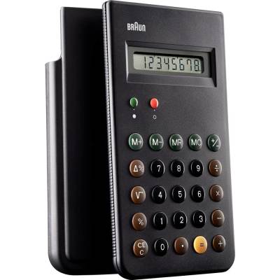 Braun 66030 kapesní kalkulačka, displej (počet míst) 8, na baterii, černá