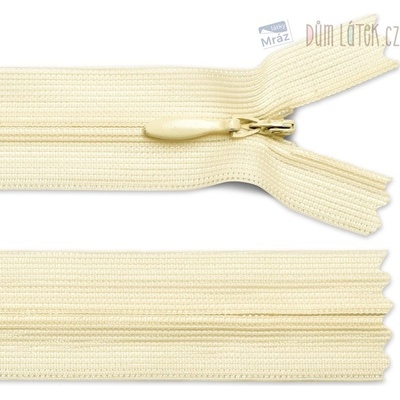 Zips skrytý nedeliteľný, dĺžka 20 cm