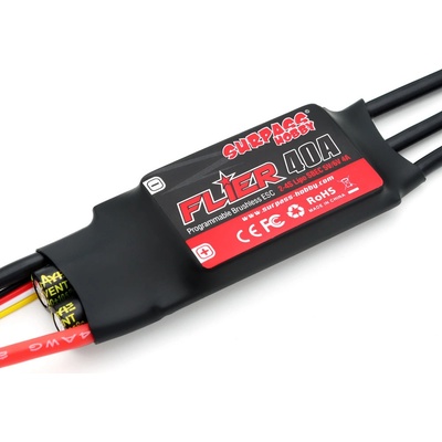 Surpass Hobby Regulátor otáček 40A FLIER V2 32 bit SBEC 4A