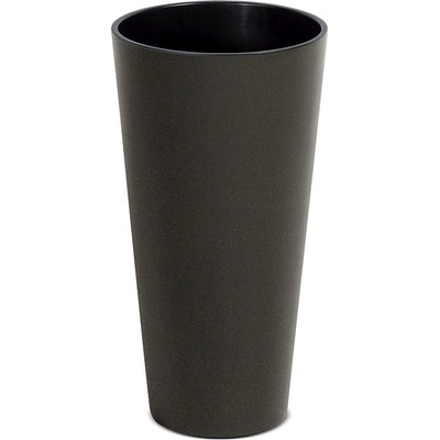 Prosperplast Květináč TUBUS SLIM ECO WOOD kávový 30,0 cm