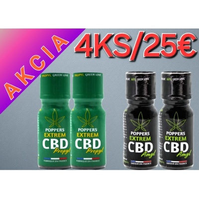 Poppers AMSTERDAM SPECIAL BALÍČEK 3 x 24 ml