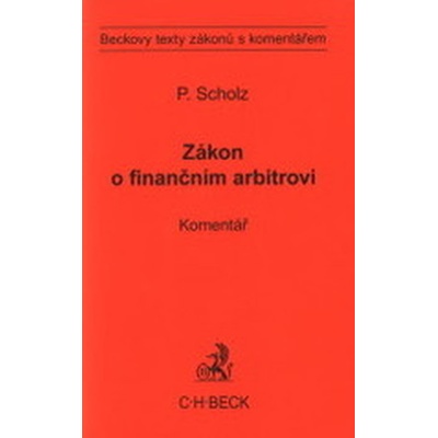 Zákon o finančním arbitrovi. Komentář