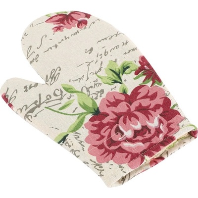Bellatex Kuchyňská chňapka květinový dopis, chňapka 28x18 cm