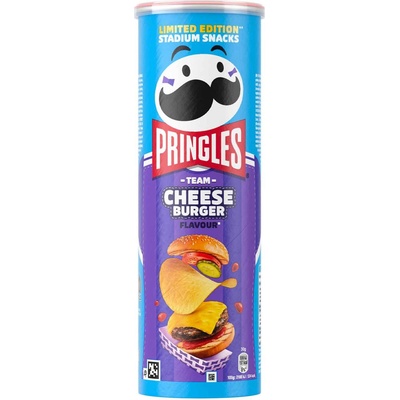 Pringles Чипс с вкус на чийзбургер 165 г