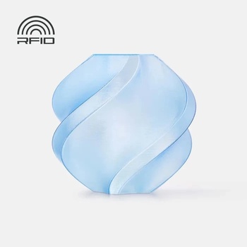 Bambu Lab PETG филамент Bambu Lab PETG Translucent, 1.75 mm, 1.0 kg, Light Blue 32600, Spool
