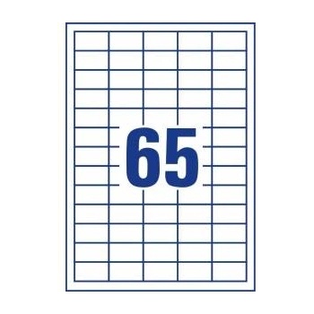 Avery Zweckform Avery Zweckform, Labels Avery 38 x 21, 2mm, A4 (3666)