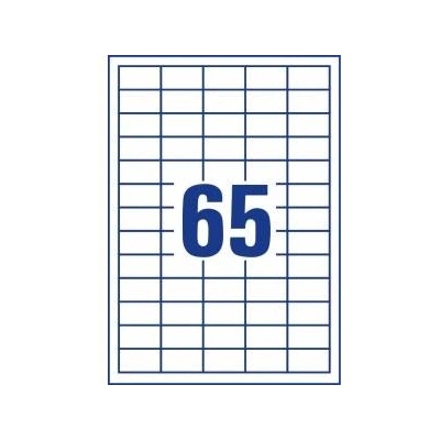 Avery Zweckform Avery Zweckform, Labels Avery 38 x 21, 2mm, A4 (3666)