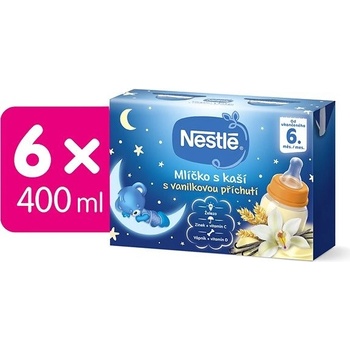 Nestlé Mlíčko s kaší Vanilkové 6 x 2× 200 ml
