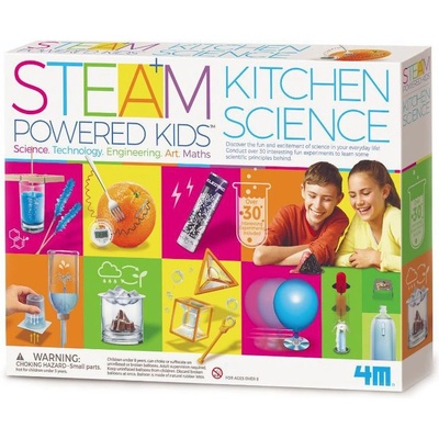 4M Творчески комплект 4M Steam Powered Kids - Направи си сам, Експерименти в кухнята (4m-05533)