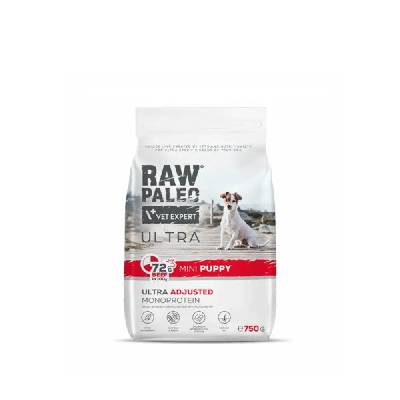 RAW PALEO Ultra Mini Puppy Beef - суха храна за кученца от малки породи - 750 гр (5902414211018)
