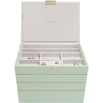 Stackers Ковчеже за бижута Stackers четворен cлassic зелена салвия (74518)