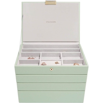 Stackers Ковчеже за бижута Stackers четворен cлassic зелена салвия (74518)
