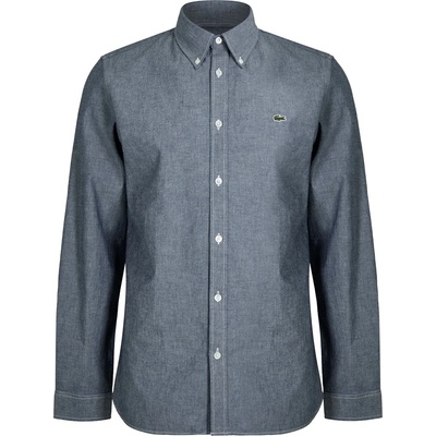 Lacoste Риза с дълъг ръкав Lacoste Long Sleeve Logo Shirt - Medium