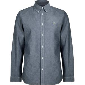 Lacoste Риза с дълъг ръкав Lacoste Long Sleeve Logo Shirt - Medium