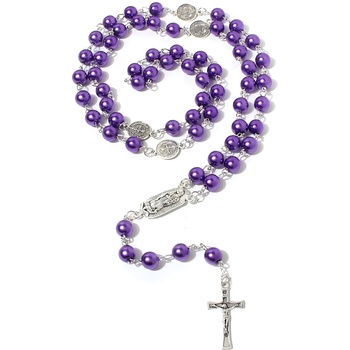 HARAHU Колие Броеница es-38836 - Лилав kp38836 (es-38836)