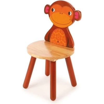 BIGJIGS - Дървено столче - Маймунка