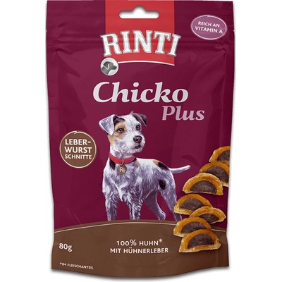 Rinti Chicko Plus Kura s pečeňovou paštétou 80 g