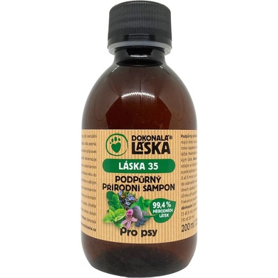 Dokonalá láska LÁSKA 35 Podpůrný šampon pro psy 200 ml