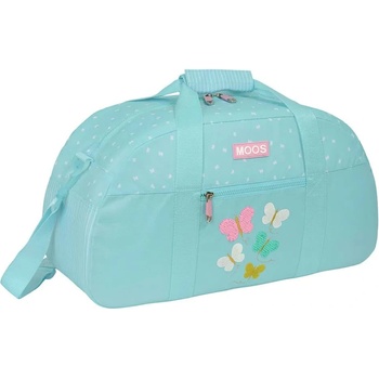 SAFTA Чанта Safta Recycled Moos Butterflies bag - Blue (Multicolor)