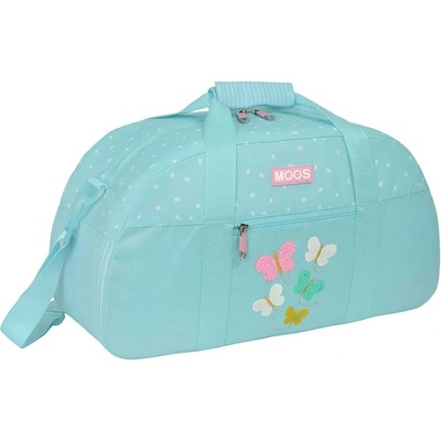 SAFTA Чанта Safta Recycled Moos Butterflies bag - Blue (Multicolor)