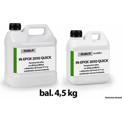IN-EPOX 2050 QUICK zrýchlená epoxidová penetrácia 4,5 kg