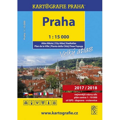 Velký atlas Prahy 1:15 000