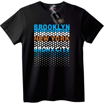 NOONEBRAND Тениска Brooklyn, New York, Bronx - L, White