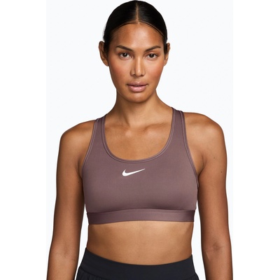 Nike Спортен сутиен Nike Swoosh Medium Support Training Bra tatto/white