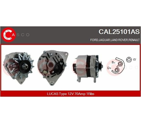 generátor CASCO CAL25101AS