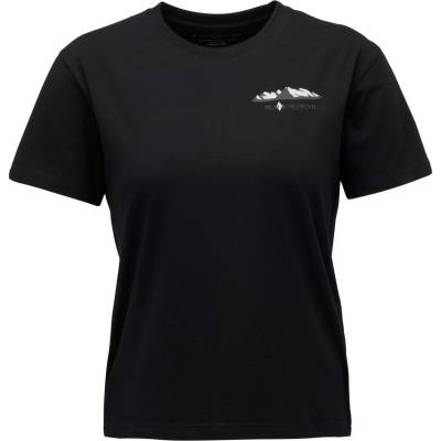 Black Diamond Дамска тениска Black Diamond Women's Mountainscape S/S Tee T-shirt - Black - размер XL (916-3682-0215)