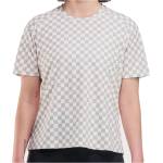 PEPPERMINT Дамска фланелка с къс ръкав за колоездене PEPPERMINT Women's Trail Short Sleeve Jersey Cycling jersey - Damier Agate (156-2718-0513)