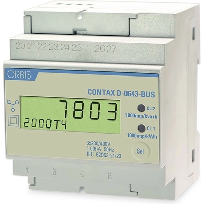 VIARIS SPL 3x230/400V X/5A - Elektromer, 3x230/400V, X/5A, integrácia VIARIS do systému SPL