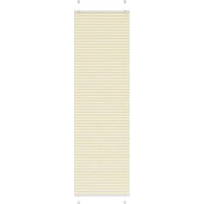 VidaXL Roleta plisé 55 x 200 cm krémová