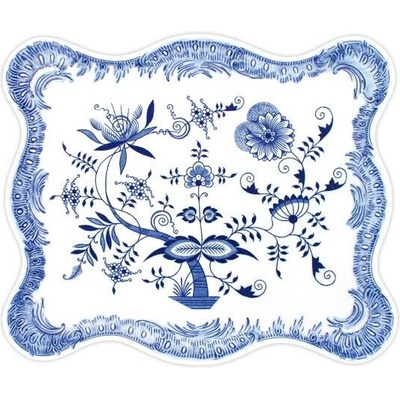 Cibulák Dubí Podnos ozdobný cibulový porcelán 10092