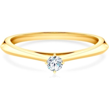 SAVICKI Годежен пръстен The Light: злато, лабораторен диамант