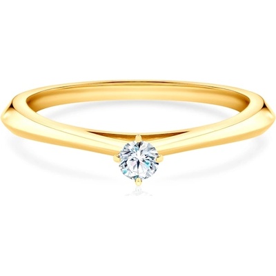 SAVICKI Годежен пръстен The Light: злато, лабораторен диамант