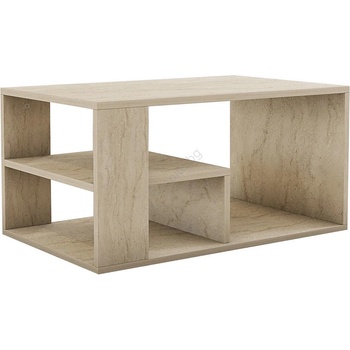 ASIR GROUP Холна маса jelio, бежов мраморен декор (as3260)