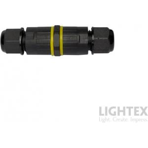 Lightex Кабелен конектор IP68 черен за кабел 3х0.5-1.5мм2 - Lightex (851AS0002118)