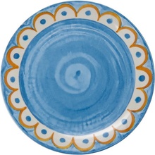 Villa Altachiara Svetlomodré porcelánové taniere v súprave 27 cm Tangeri blue 6 ks