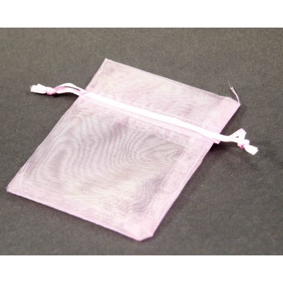 Darčekové vrecká z organzy - viac farieb - rozmer 8,5 cm x 11,5 cm staroružová