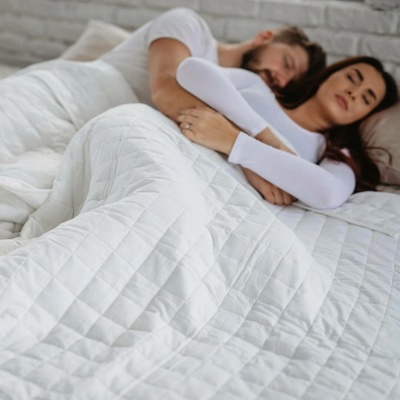 SleepLab. Zátěžová deka Cotton 4 kg 140x200