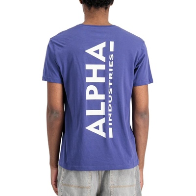 Alpha Industries Backprint T Night Purple