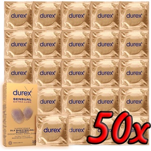 Durex Sensual Extra Lube 50 pack