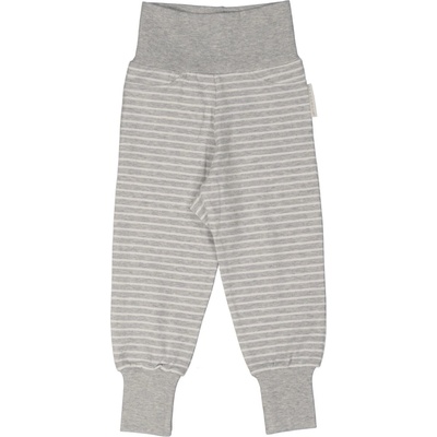 Geggamoja Rastúce bambusové nohavice Baby Classic Grey Stripe