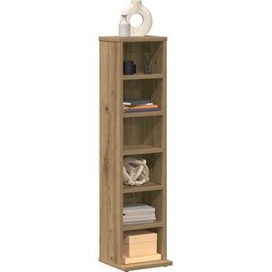 vidaXL Шкаф за CD Artisan Oak 21x20x88 cm Инженерна дървесина (855829)