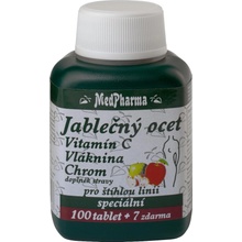 MedPharma Jablečný ocet Vitamín C vláknina chrom 107 tablet