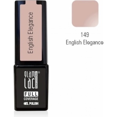 GlamLac Gel lak hnědý 149 English Elegance 6 ml